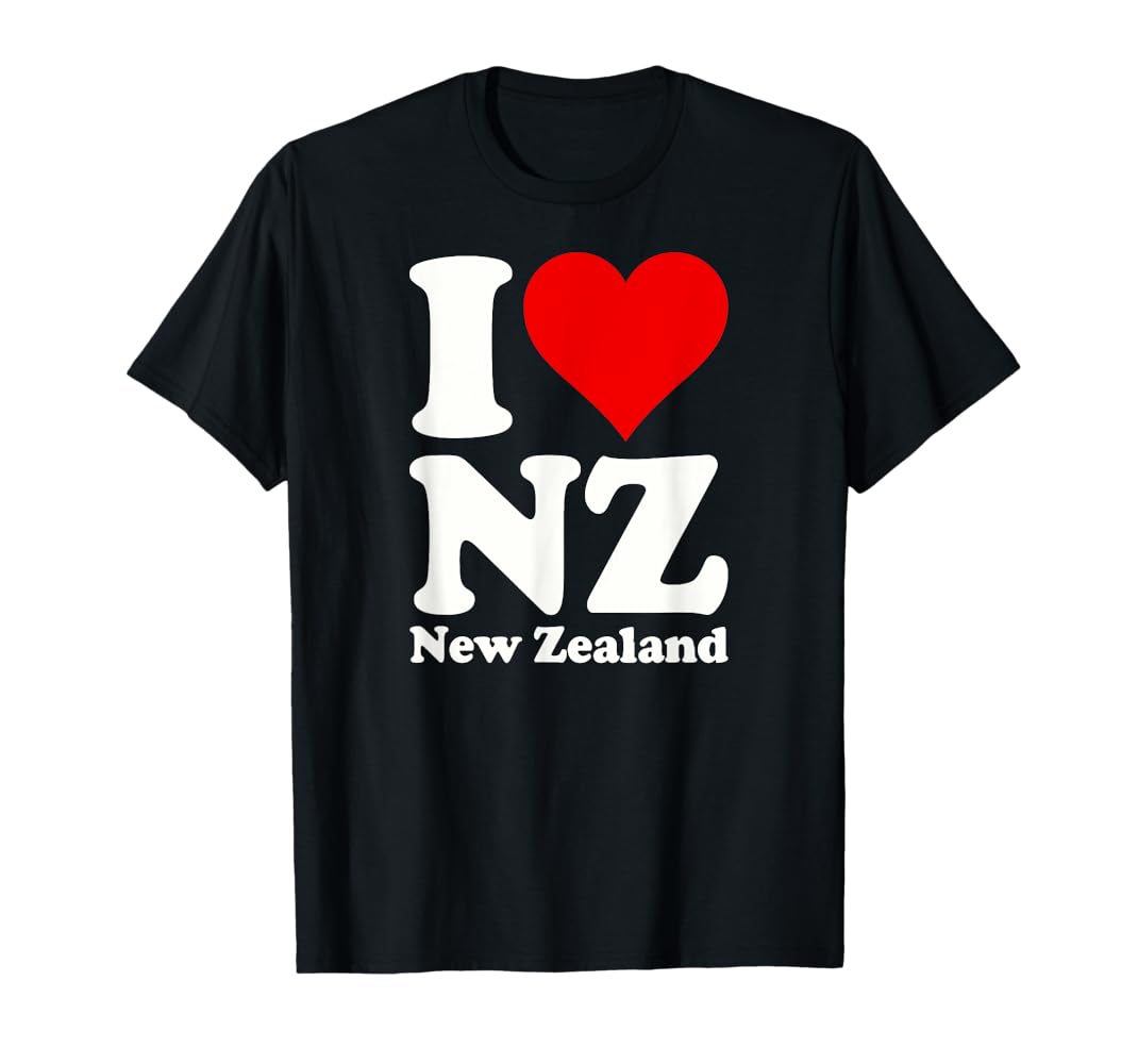 Amazon | I LOVE HEART ニュージーランド NZ キウイマオリ文化 T